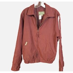 Timberline Colorado Men's Lightweight Full Zip Windbreaker Jacket Red Size Small